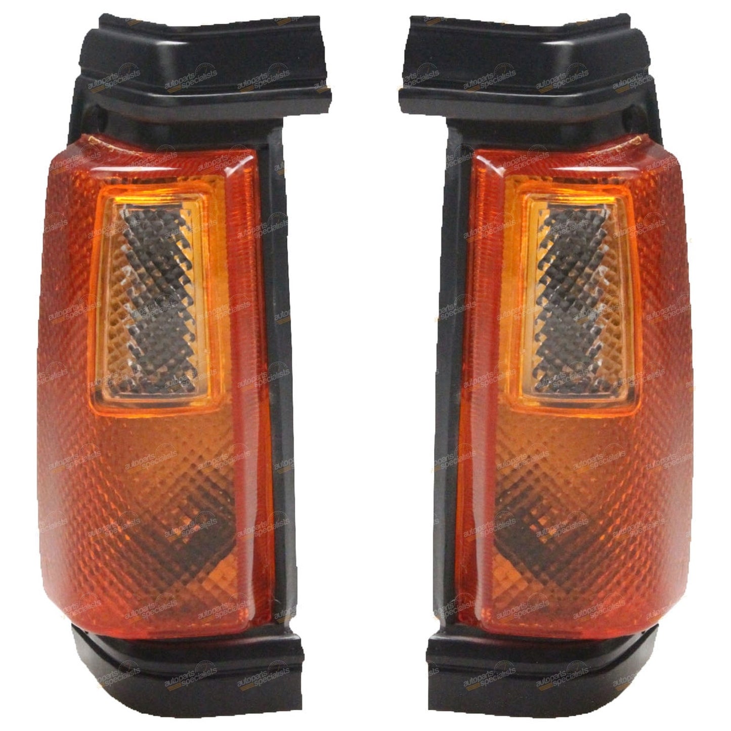 2X Amber Front Corner Lights for Nissan Navara D21 (1990–1992)