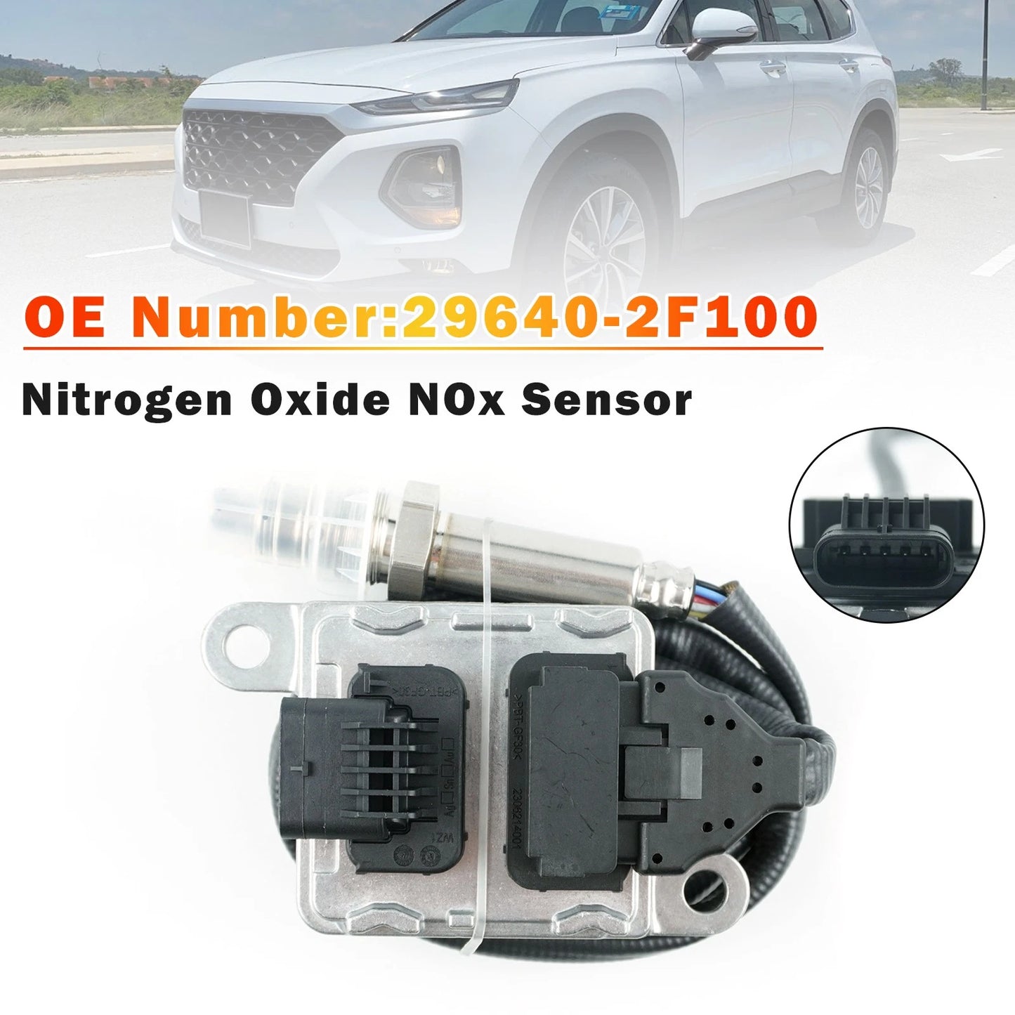 NOx Sensor 29640-2F100 for Hyundai Santa Fe 2.0, Palisade 2.2 (2019–2023)