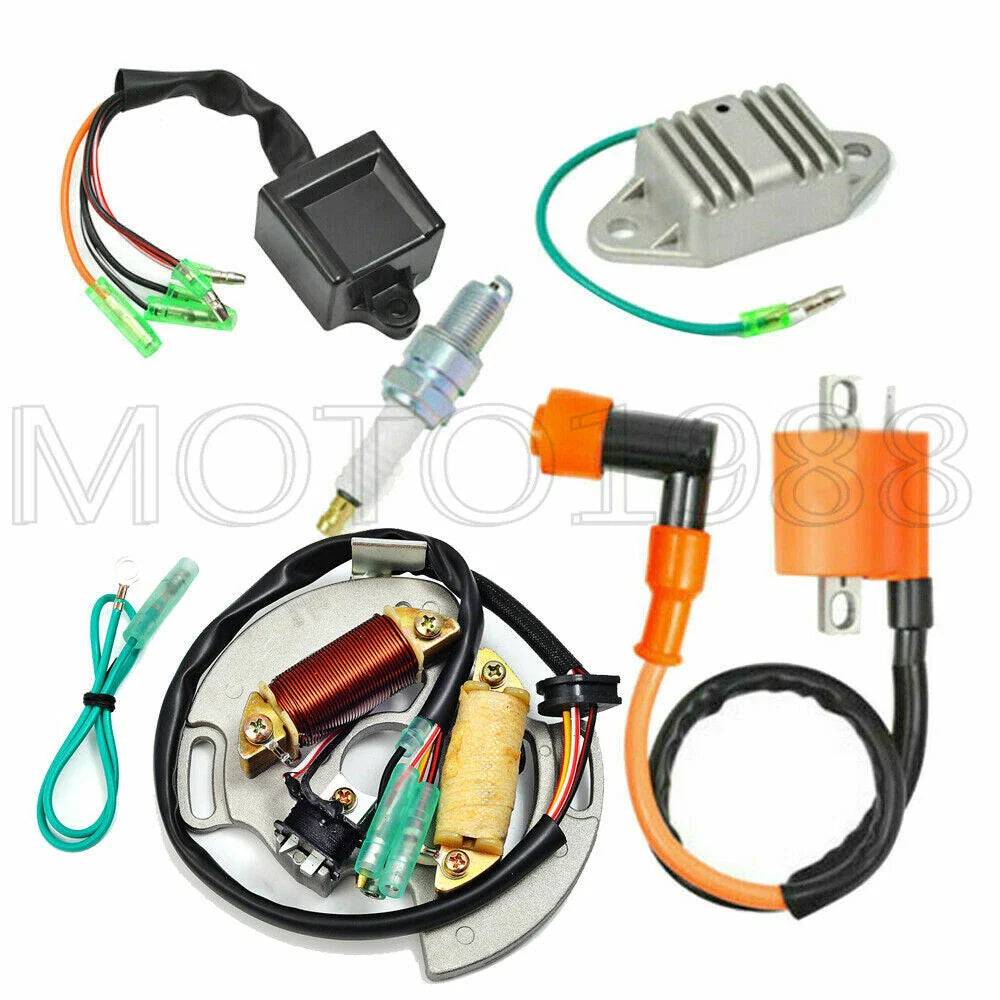 Ignition Spark Plug CDI Regulator & Stator for Yamaha Blaster YFS200(1997–2001)