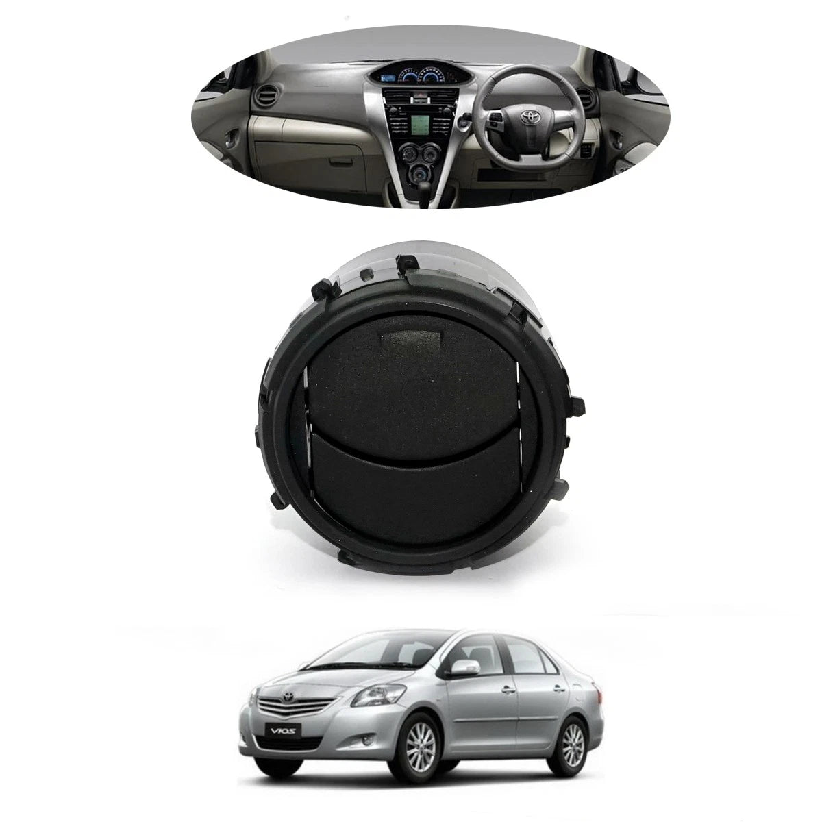 Air Vent Grille for Toyota Belta Yaris Vios (2005–2013)