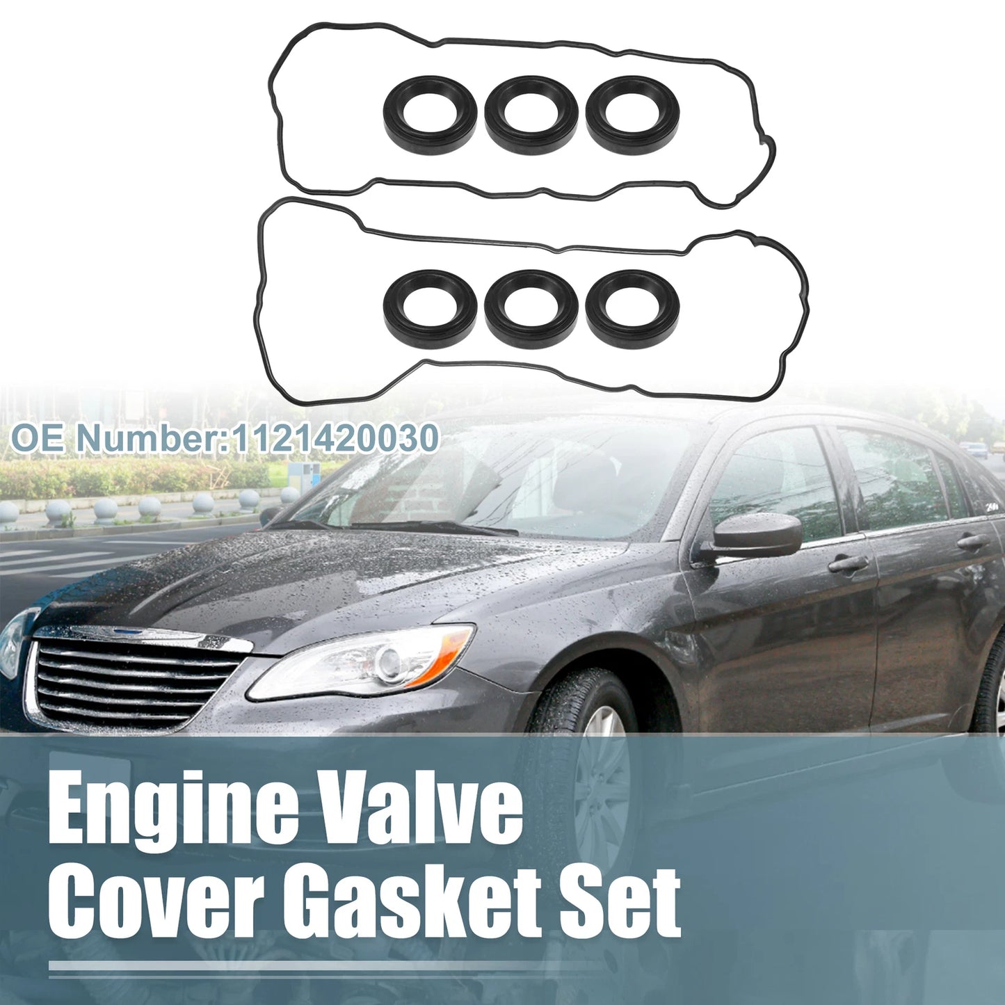 Set of 1 Valve Cover Gasket for Toyota Highlander 3.0L (2001–2003) No. 1121420030