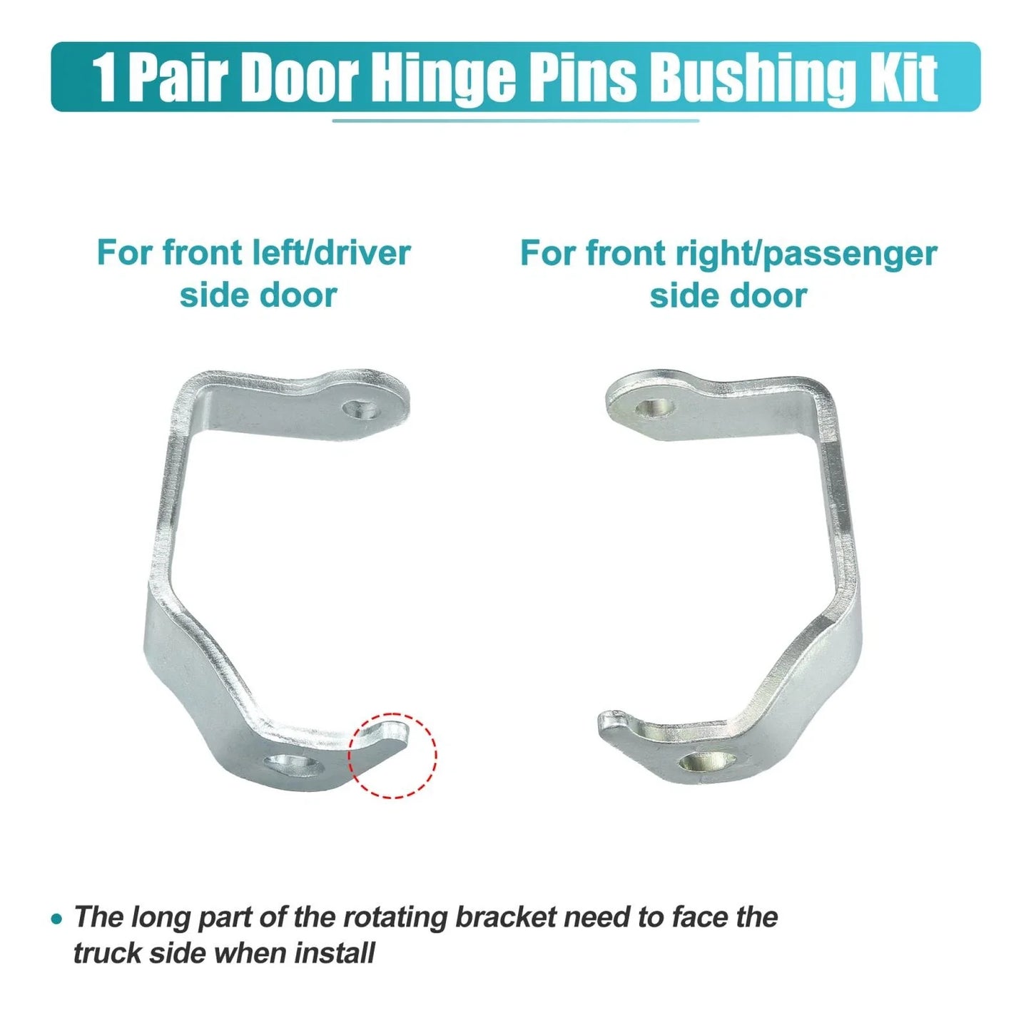 Front Door Hinge Pin Bushing Repair Kit for GMC Chevrolet