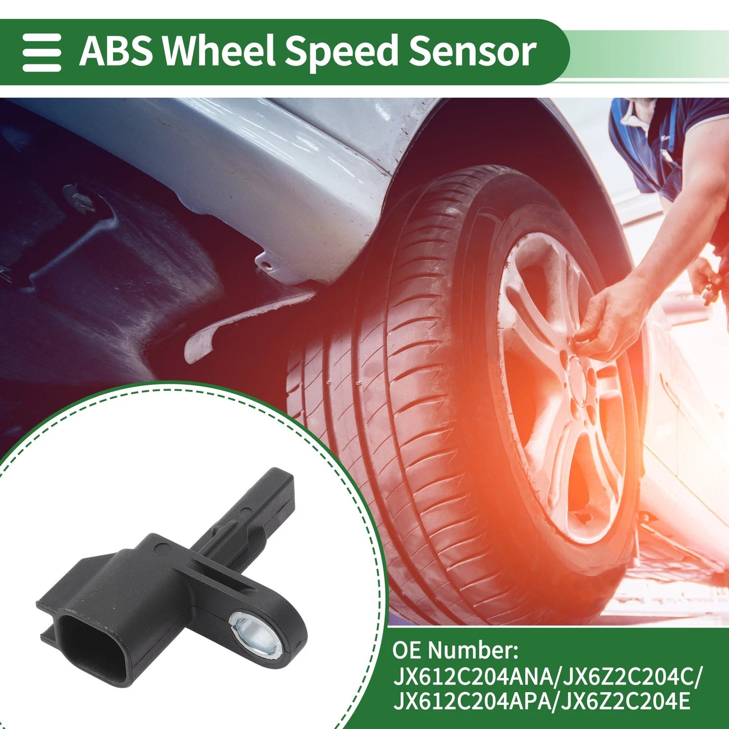 ABS Wheel Speed Sensor No.JX612C204ANA for Ford Escape (2020–2022)