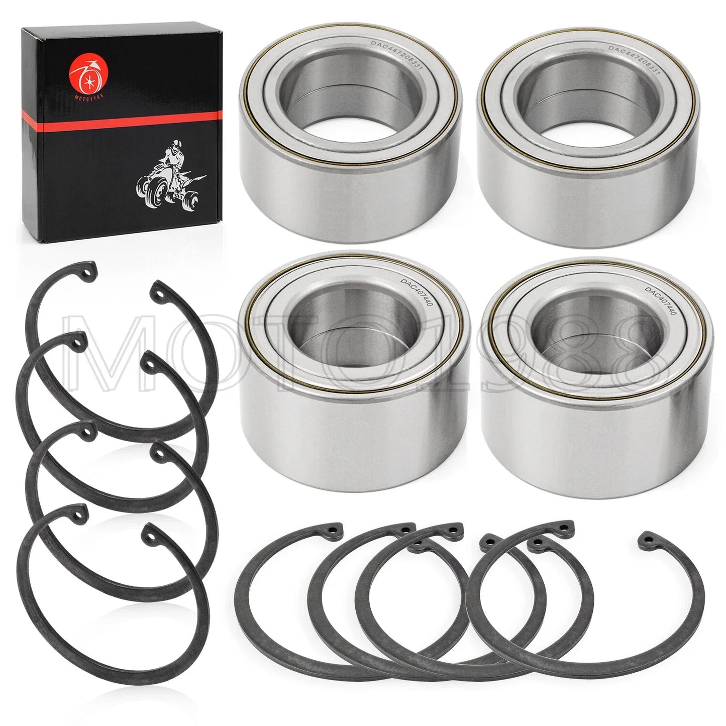 Front & Rear Wheel Bearings for Polaris Ranger RZR (2008–2014)