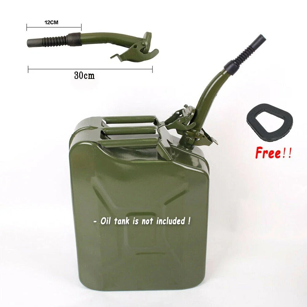Can Spout Nozzle Oil Pipe Army Green for Vehicle