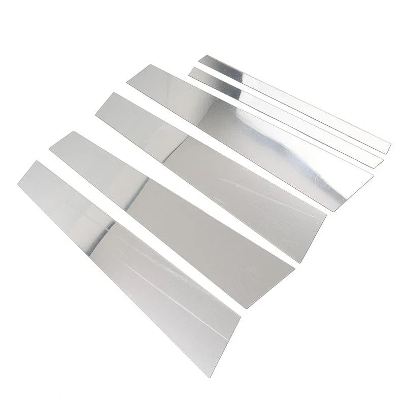 Silver Pillar Post Door Window Cover Trim for Infiniti G35 G37 Sedan (2002-2013)