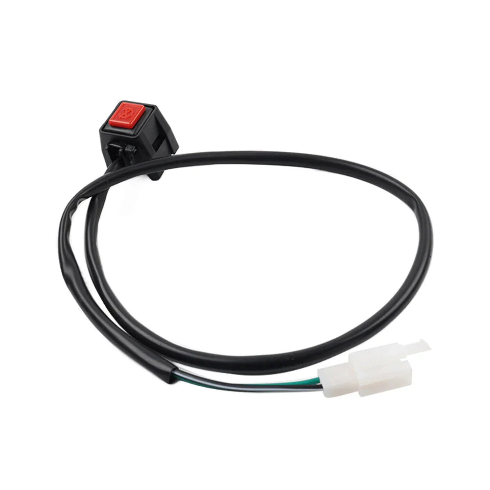 7/8" Kill Stop Switch On Off Button for Universal ATV Dirt Bike Red
