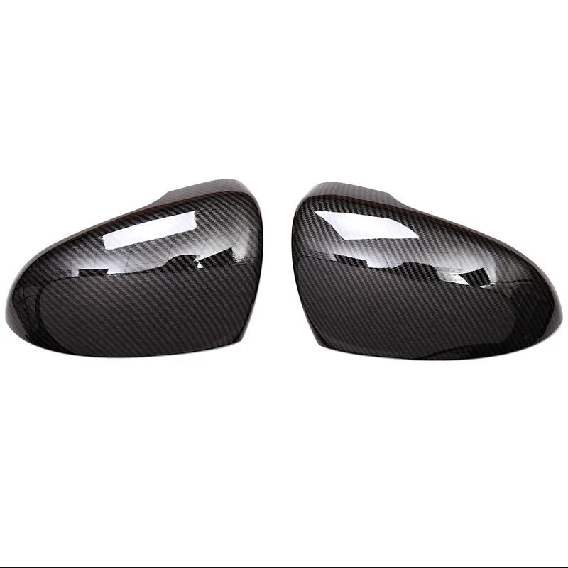 2 x Carbon Fiber Side Mirror Cover Trim for Hyundai Tucson (2016–2021)