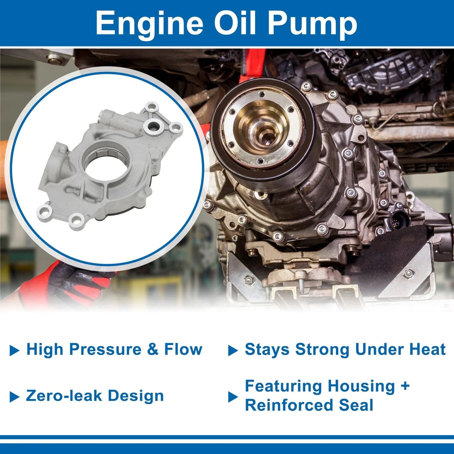 Engine Oil Pump for AVANTI II 2001-2004 - 55 PSI Pressure Pump