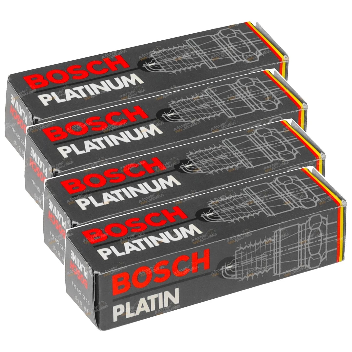 4x Spark Plugs for Toyota Corolla AE92 (1989–1994)