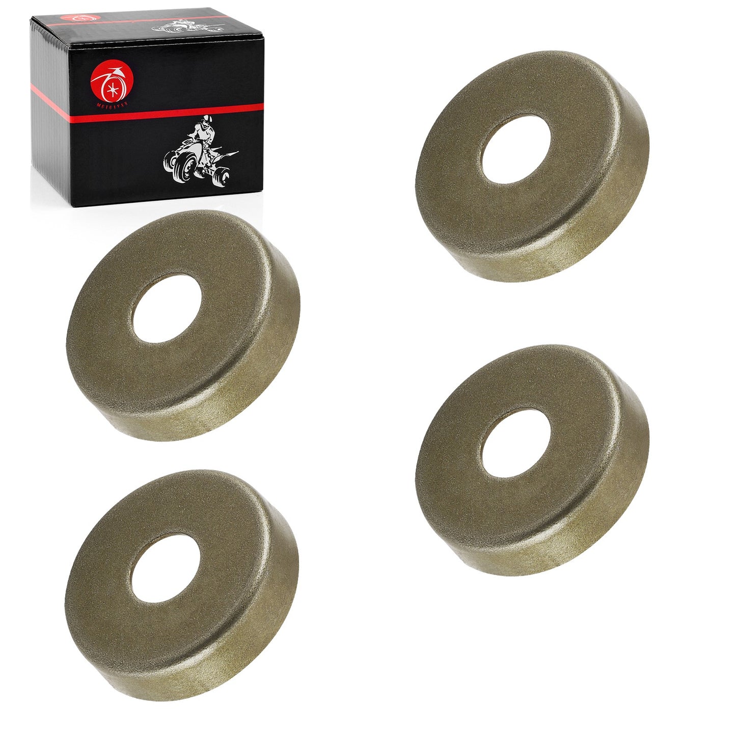 Set of 4 Front A-Arm Bushing Rubber Caps for Polaris Phoenix 200 (2005–2021)