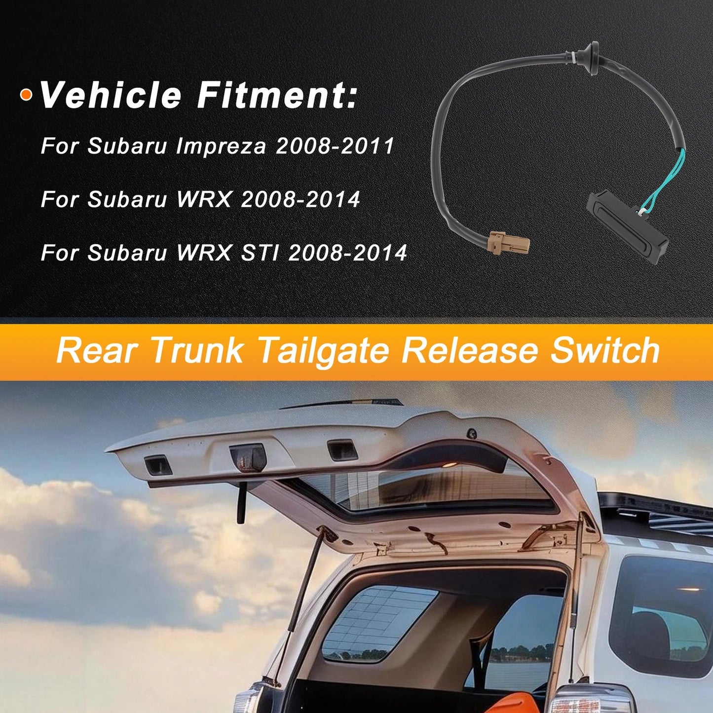 Tailgate Trunk Release Switch for Subaru Impreza (2008–2011) No. 63270F0G01