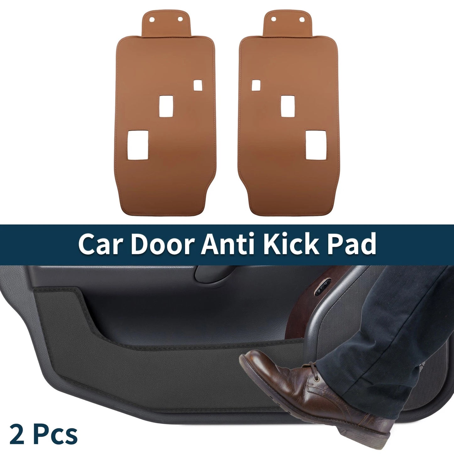 2X Car Door Anti Kick Pad Sticker for Toyota Vellfire Alphard (2015–2020)