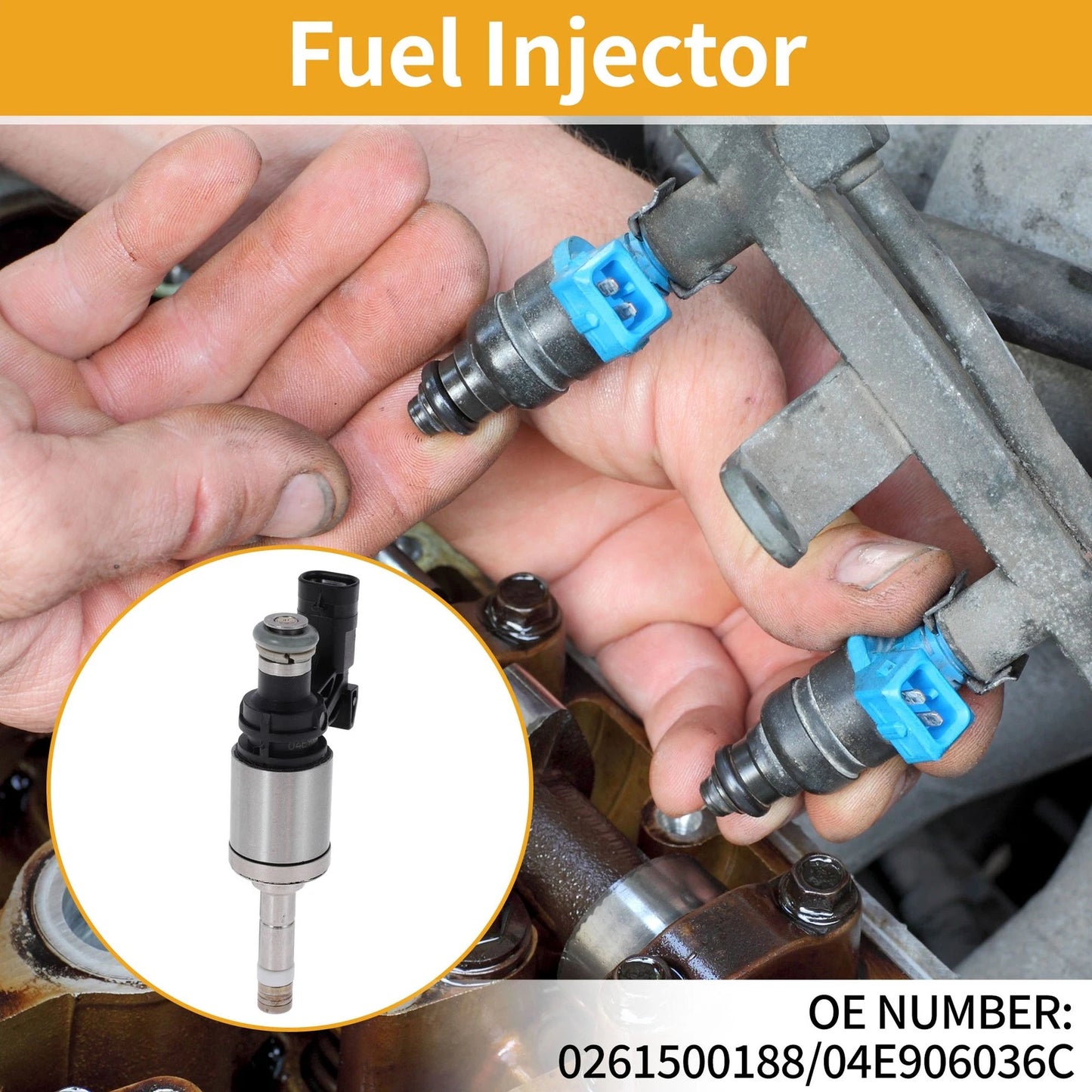 Fuel Injector No.0261500188 for Volkswagen Golf (2015–2019)