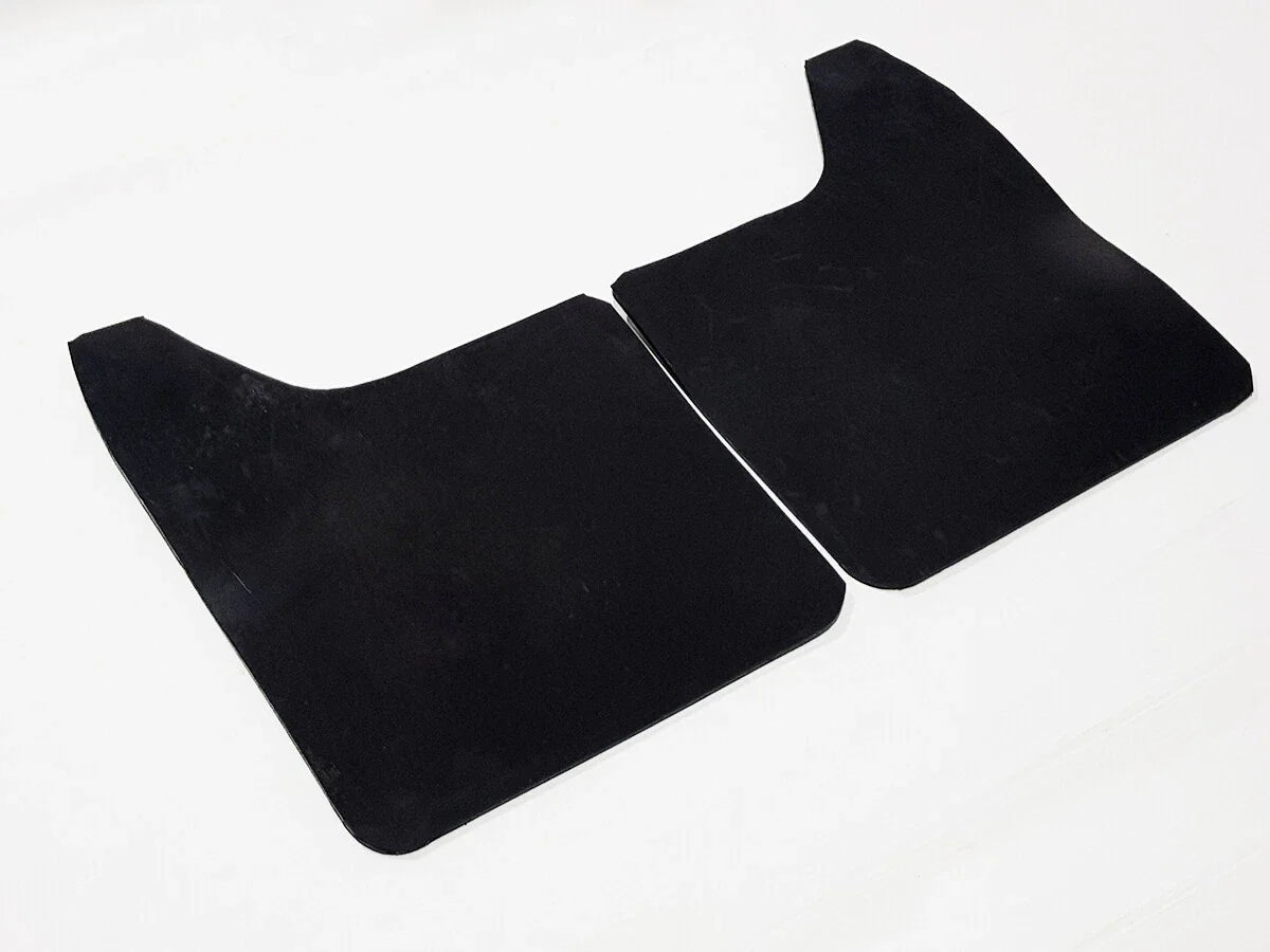 Front Mud Flaps Splash Guards for Holden TF Rodeo Isuzu 88-97 (Black Rubber)