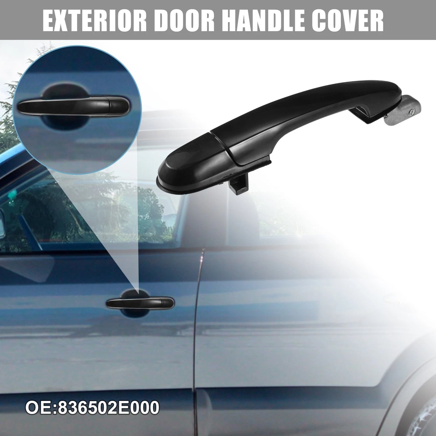 Rear Left Door Handle for Hyundai Tucson (2005–2009) NO.836502E000