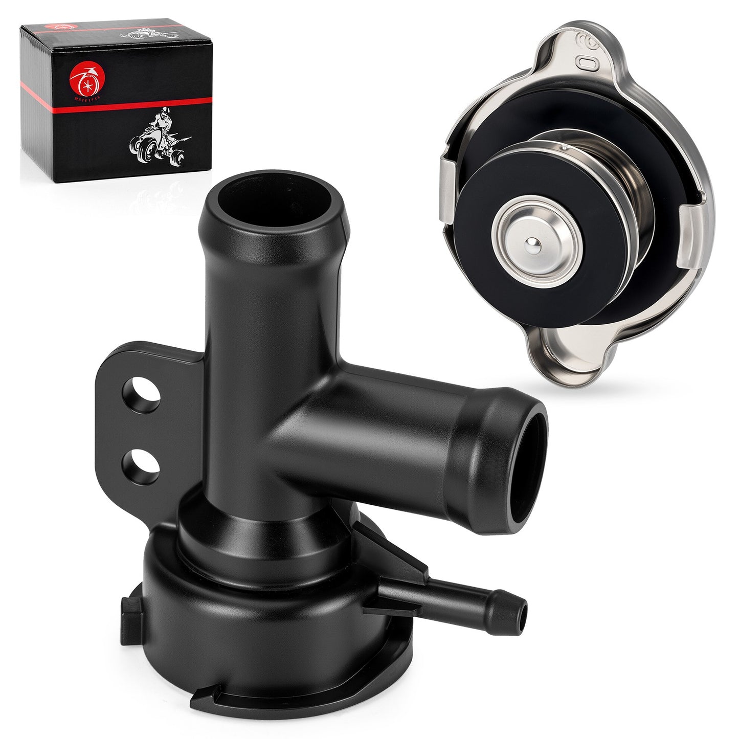 Remote Coolant Filler with Cap for Polaris Sportsman 400 500 ATP Magnum (2000–2006)