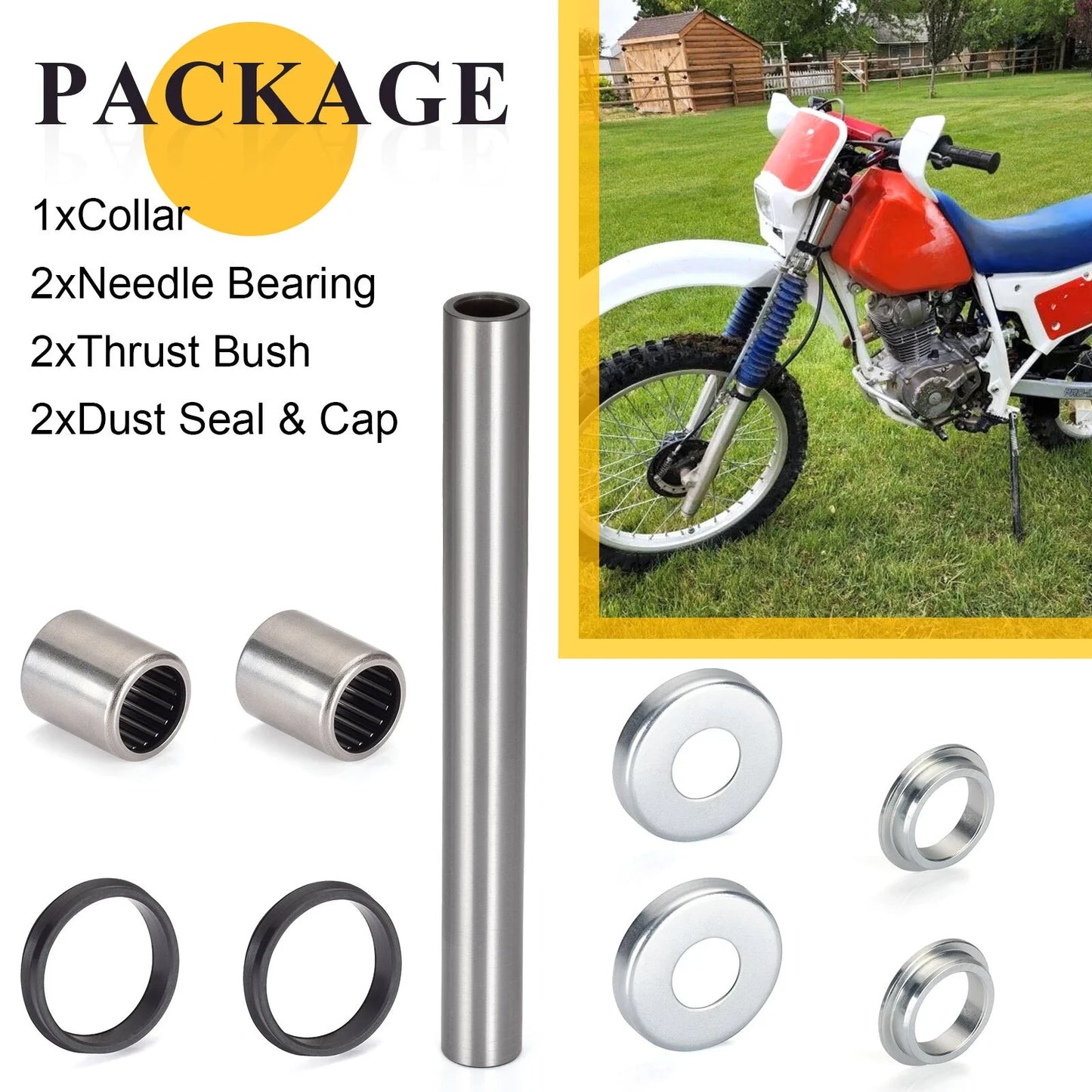 Swing Arm Bearing Seal Kit for Honda ATC200X XR200R (1983–1983)