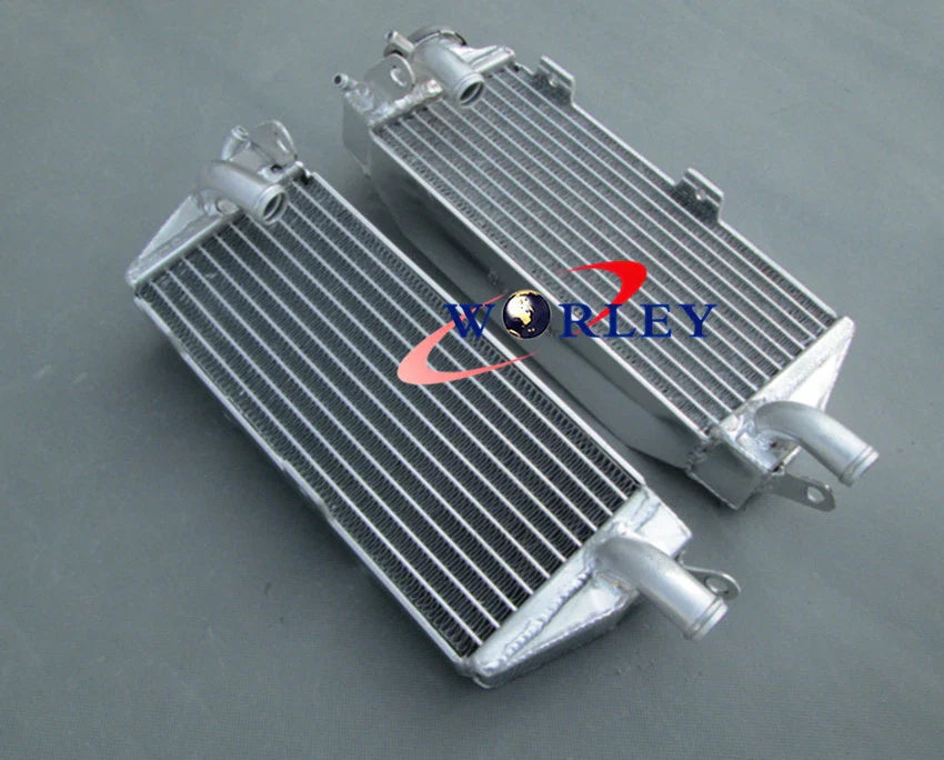 Aluminum Radiator + Red Hose for HUSQVARNA HUSKY AE/CR/WR/XC 400/430/500 (84-87)