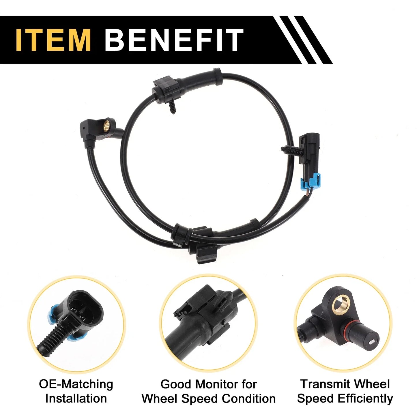 ABS Wheel Speed Sensor for Chevrolet Silverado 3500 (2001-2007)