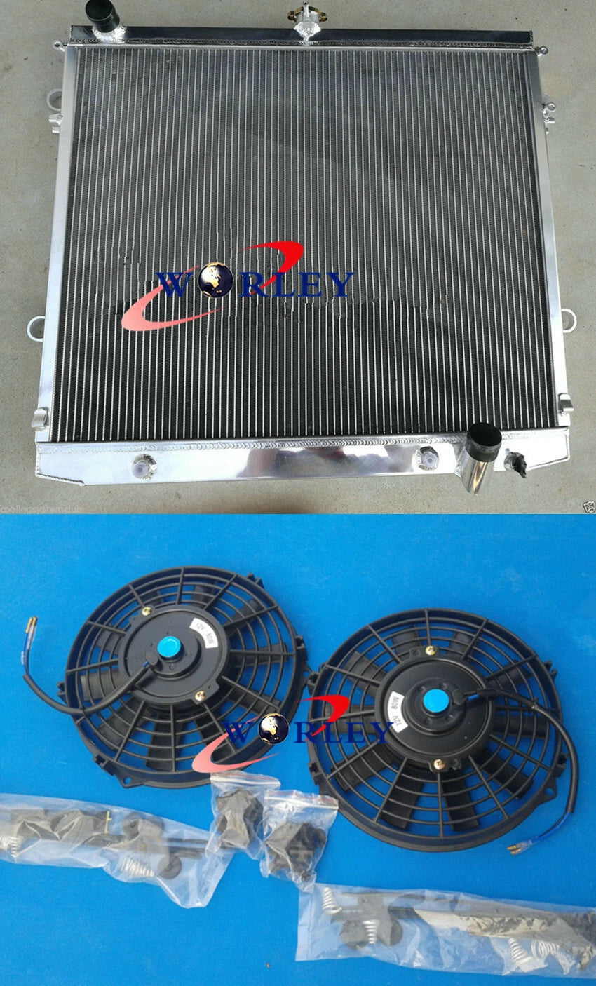 Aluminum Radiator with Fan for Land Cruiser VDJ200R (200 Series)