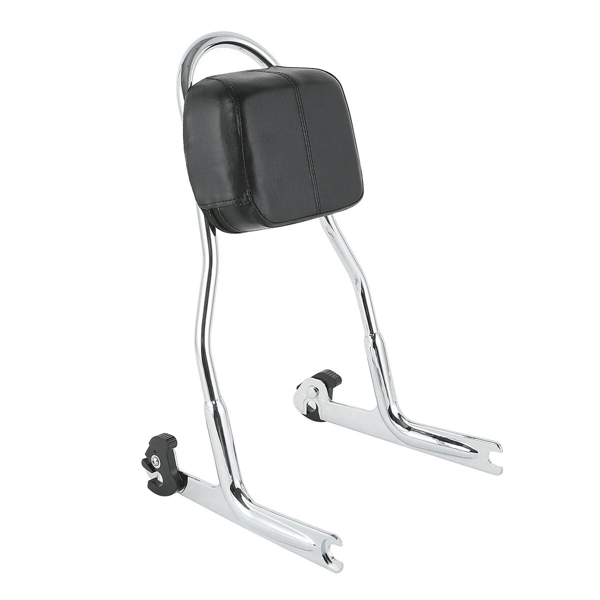 Chrome Detachable Sissy Bar Backrest for Harley Softail Fat Boy (2000-2017)