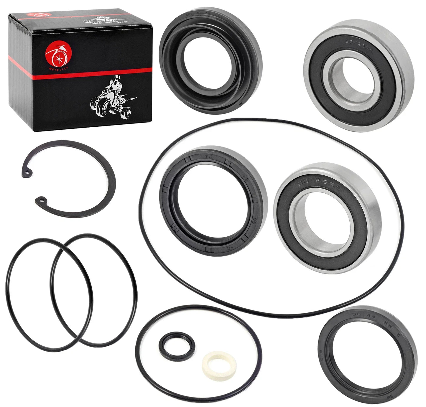 Rear Axle Bearing Seal O-Ring Kit for Honda Foreman 500