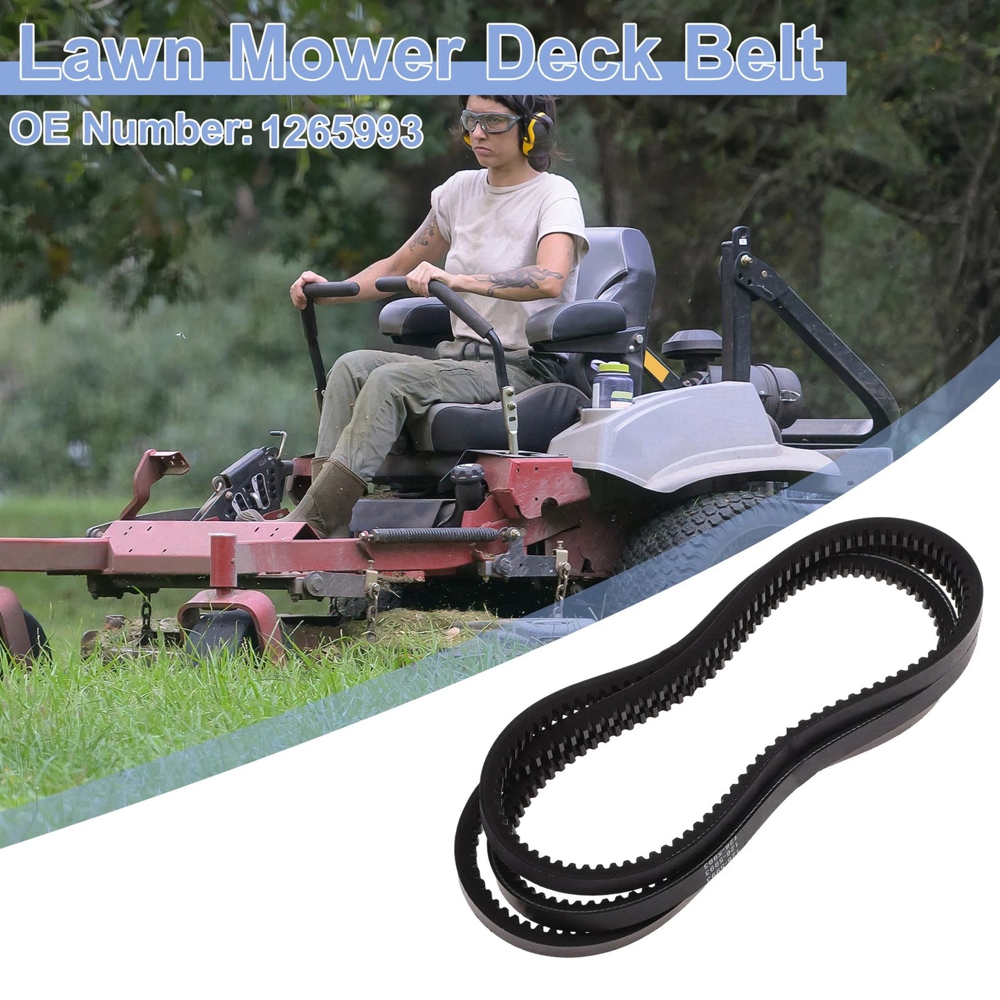Lawn Mower Deck Belt for Exmark Radius E S X Series (Zero-Turn)