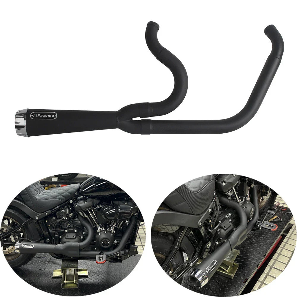 Full Exhaust System Pipe for Harley Softail Street Bob Fat Bob (2018-2023)