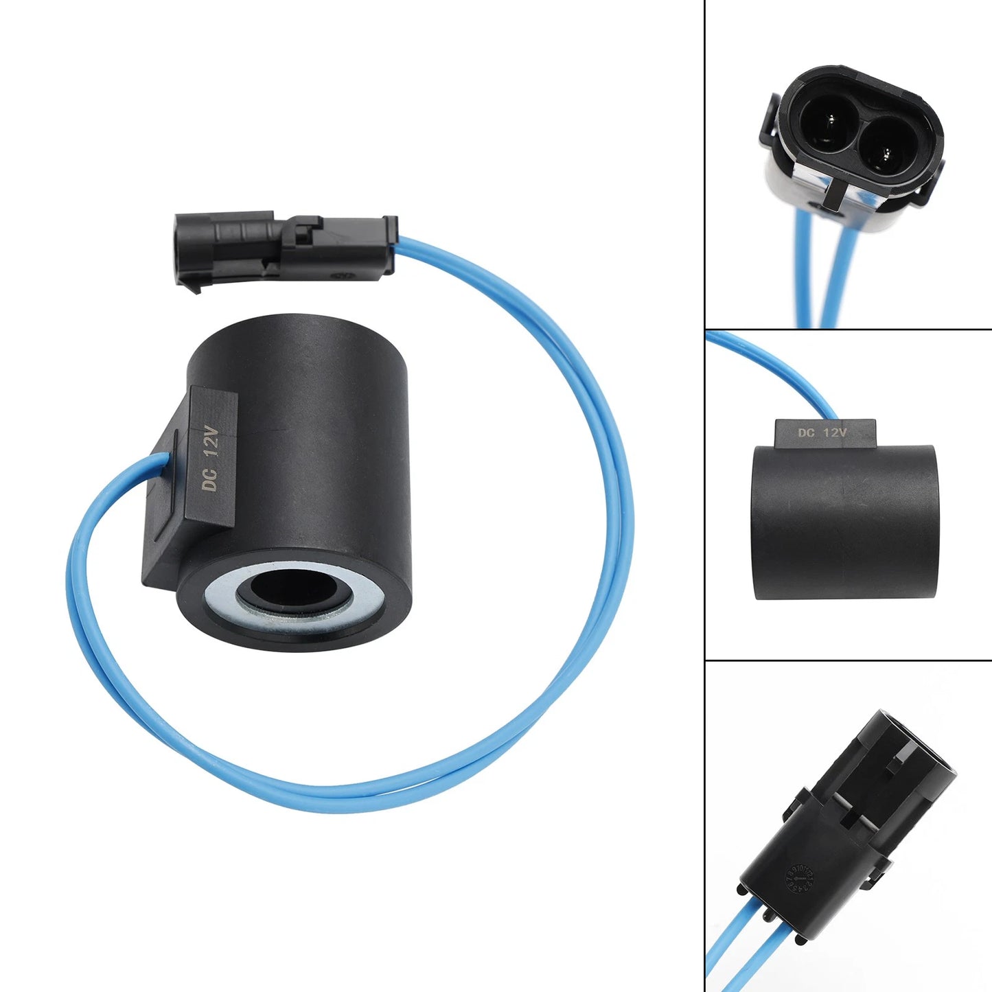 Solenoid Valve Coil 12V DC 6359732 for Hydraforce Weatherpack Connector