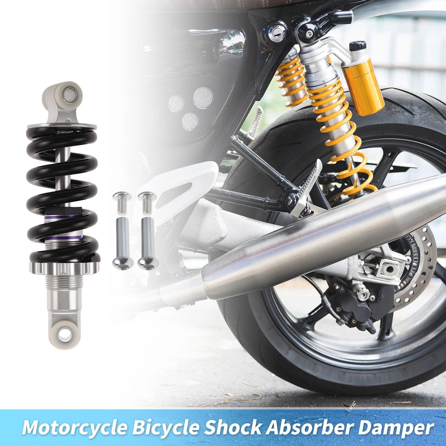 Rear Shock Absorber 150mm 2000lbs for Bicycle Motorcycle (2000–2023)