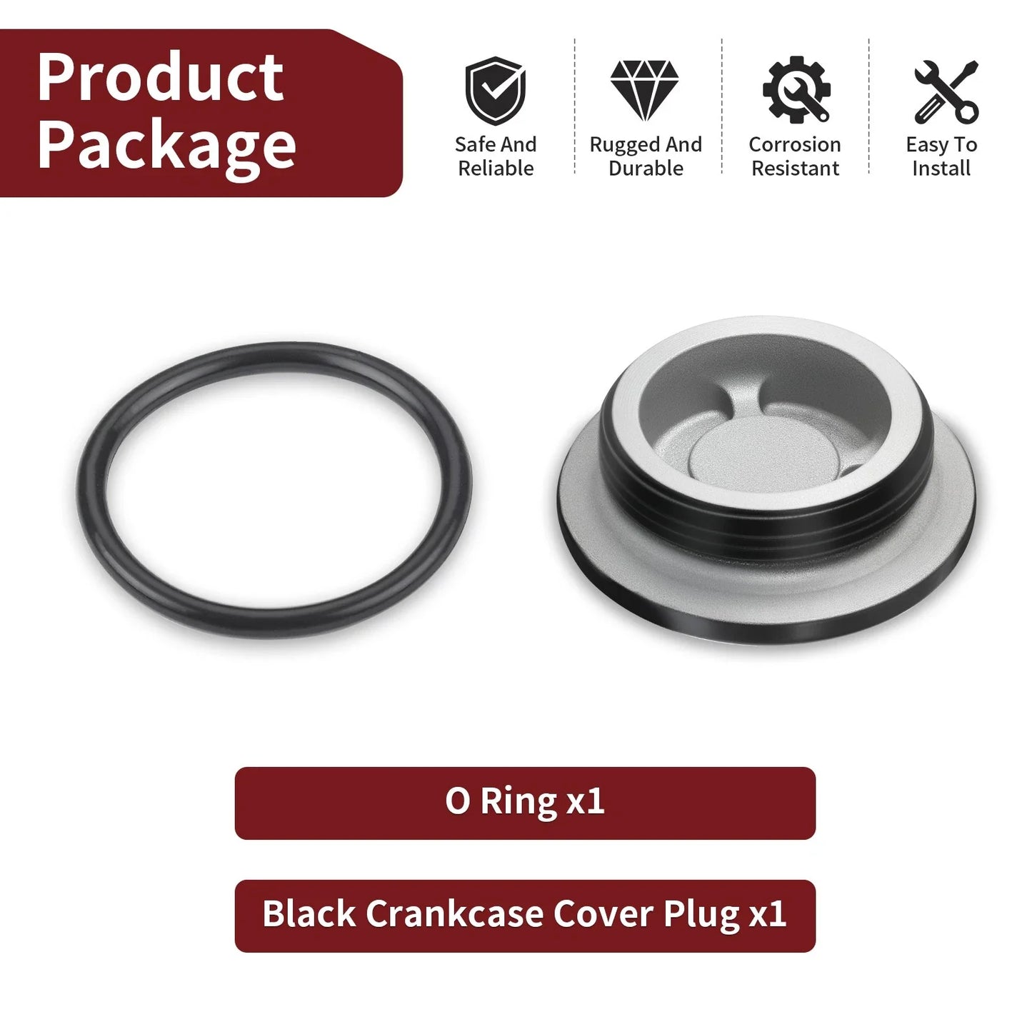 Crankcase Cover Plug O-Ring for Suzuki GSXR DR250 350 650