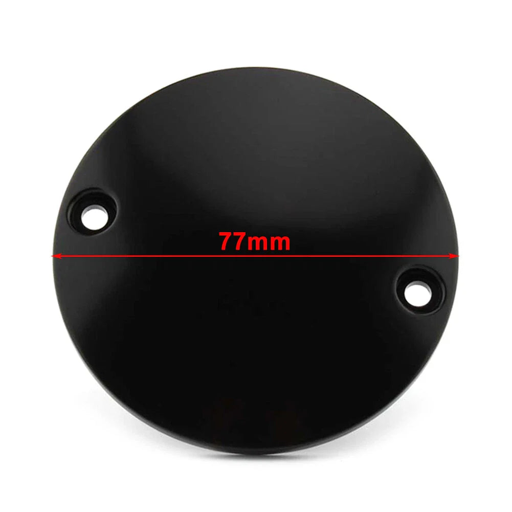 Black Domed Points Covers for Harley Softail Bigtwin