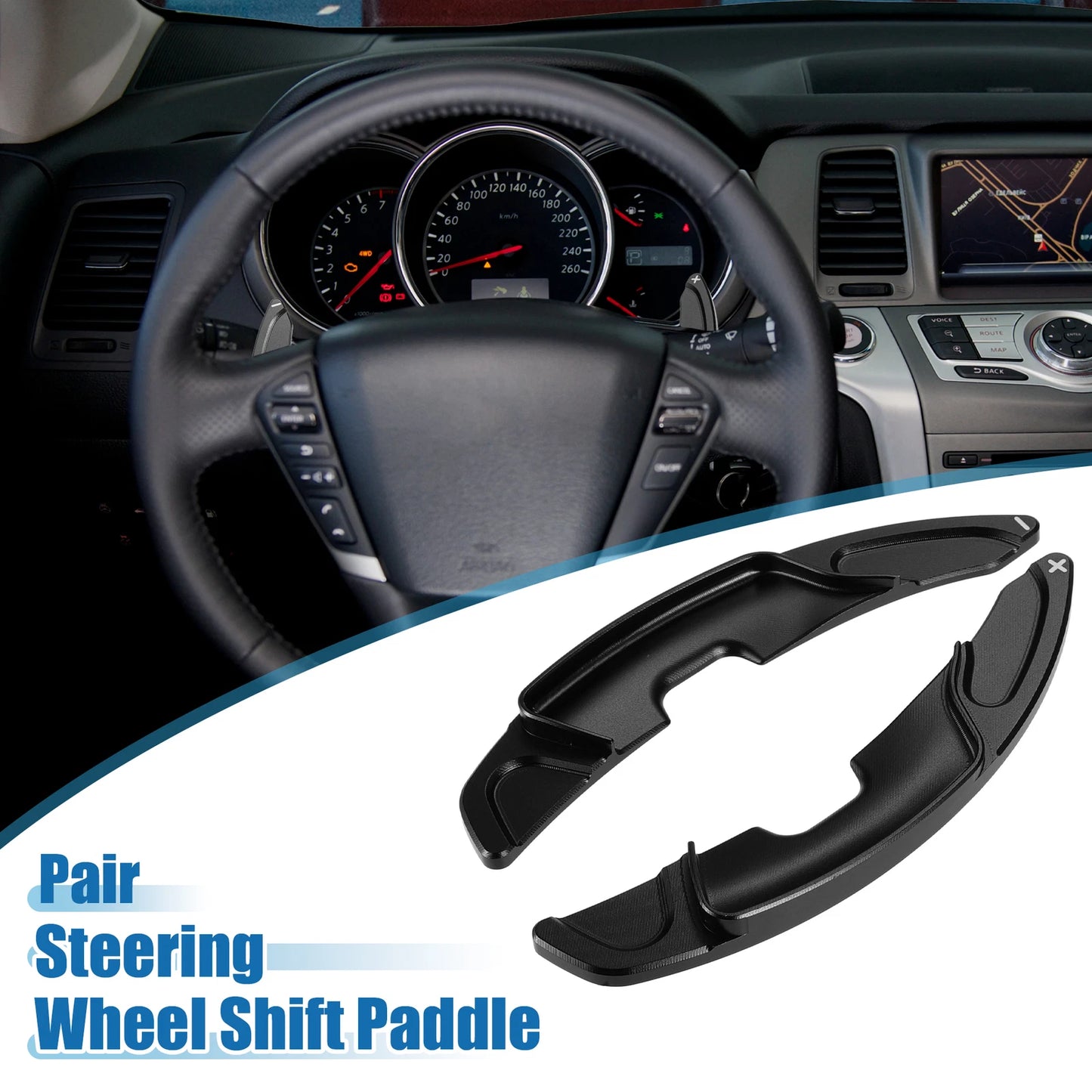 1 Pair Steering Wheel Shift Paddle Cover for Lexus ES200 ES260 (2018–2021)
