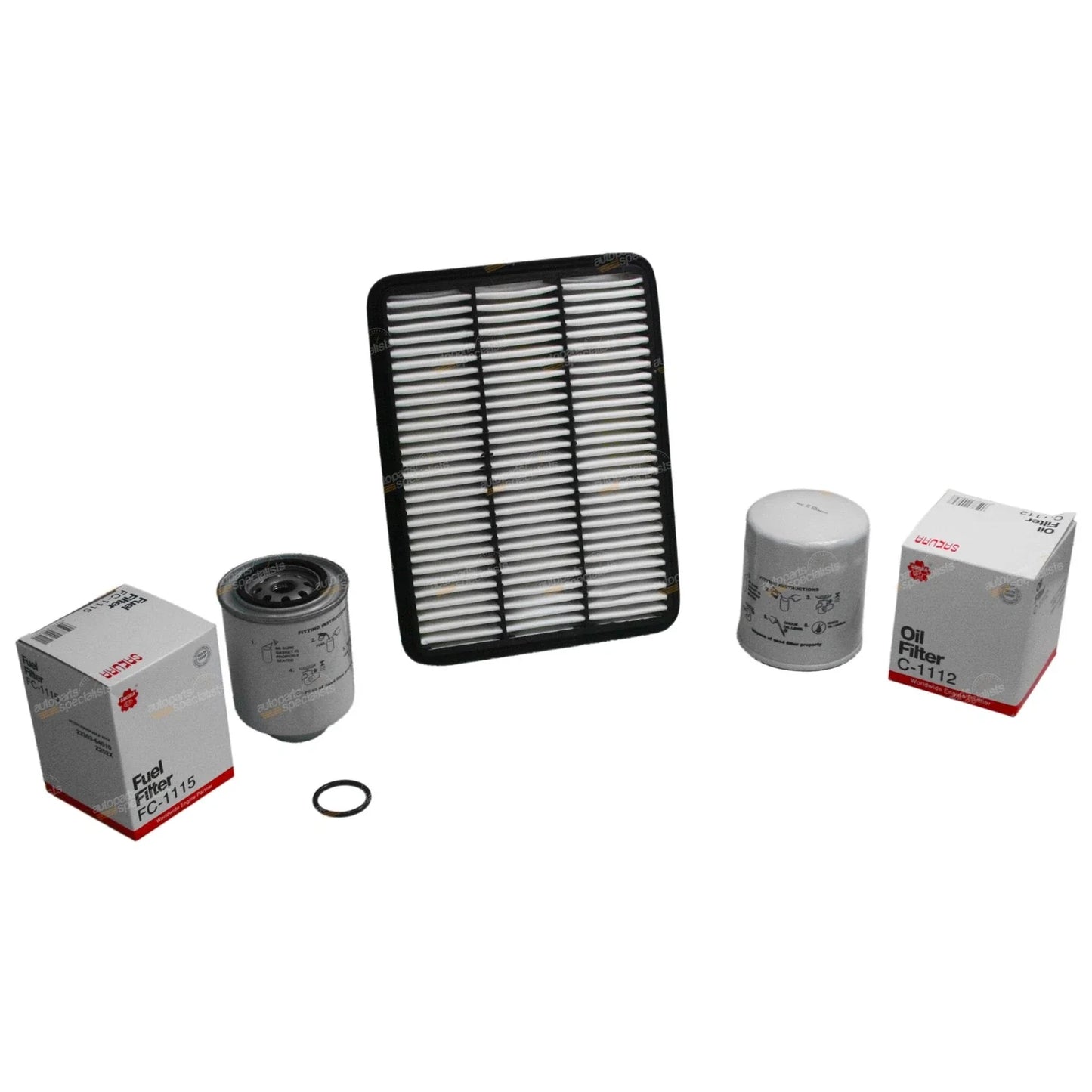 Air Oil Fuel Filter Service Kit for Prado KZJ120 Diesel (2003–2007)