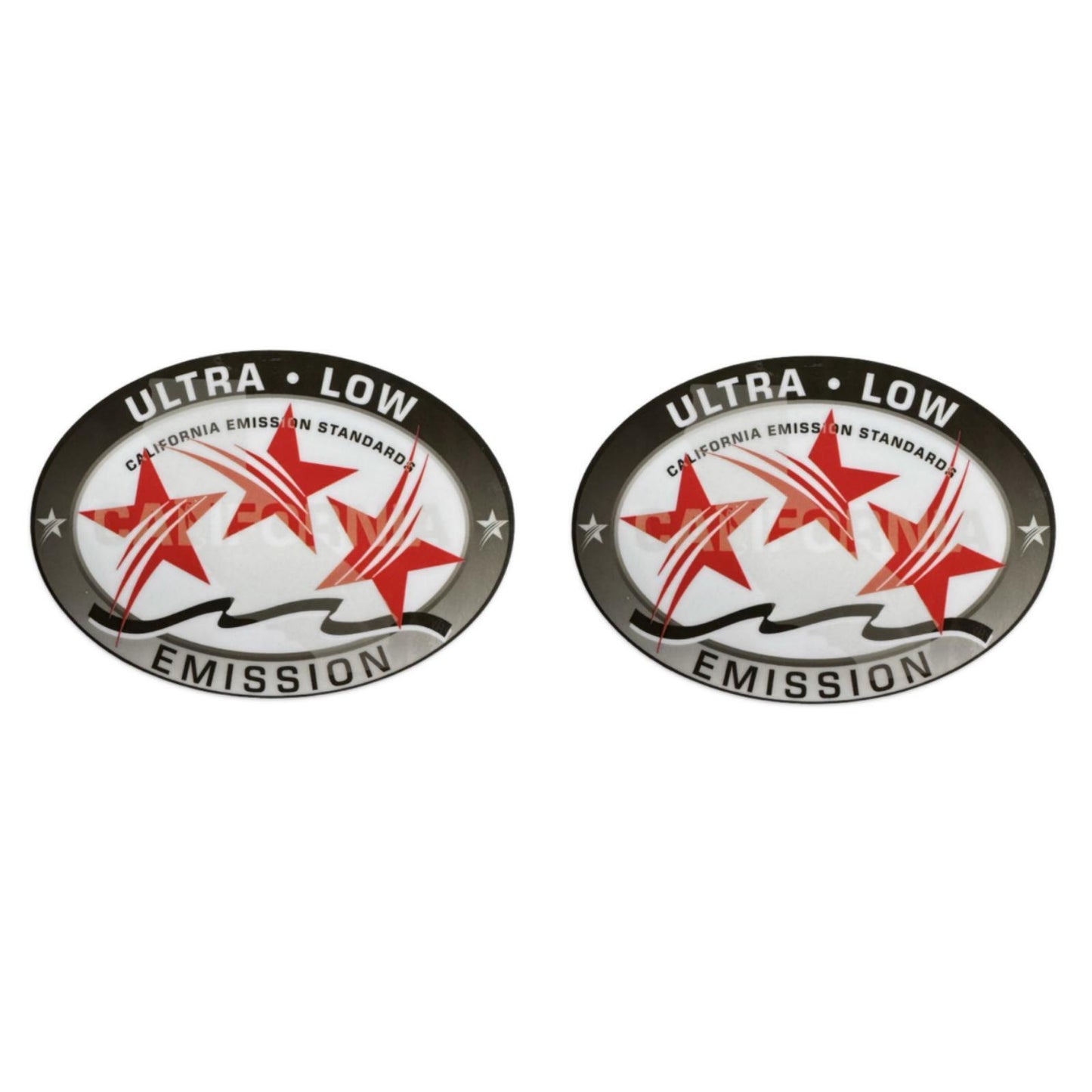 2X Ultra Low Emission Outboard Graphic Sticker Decal for California (DOT)