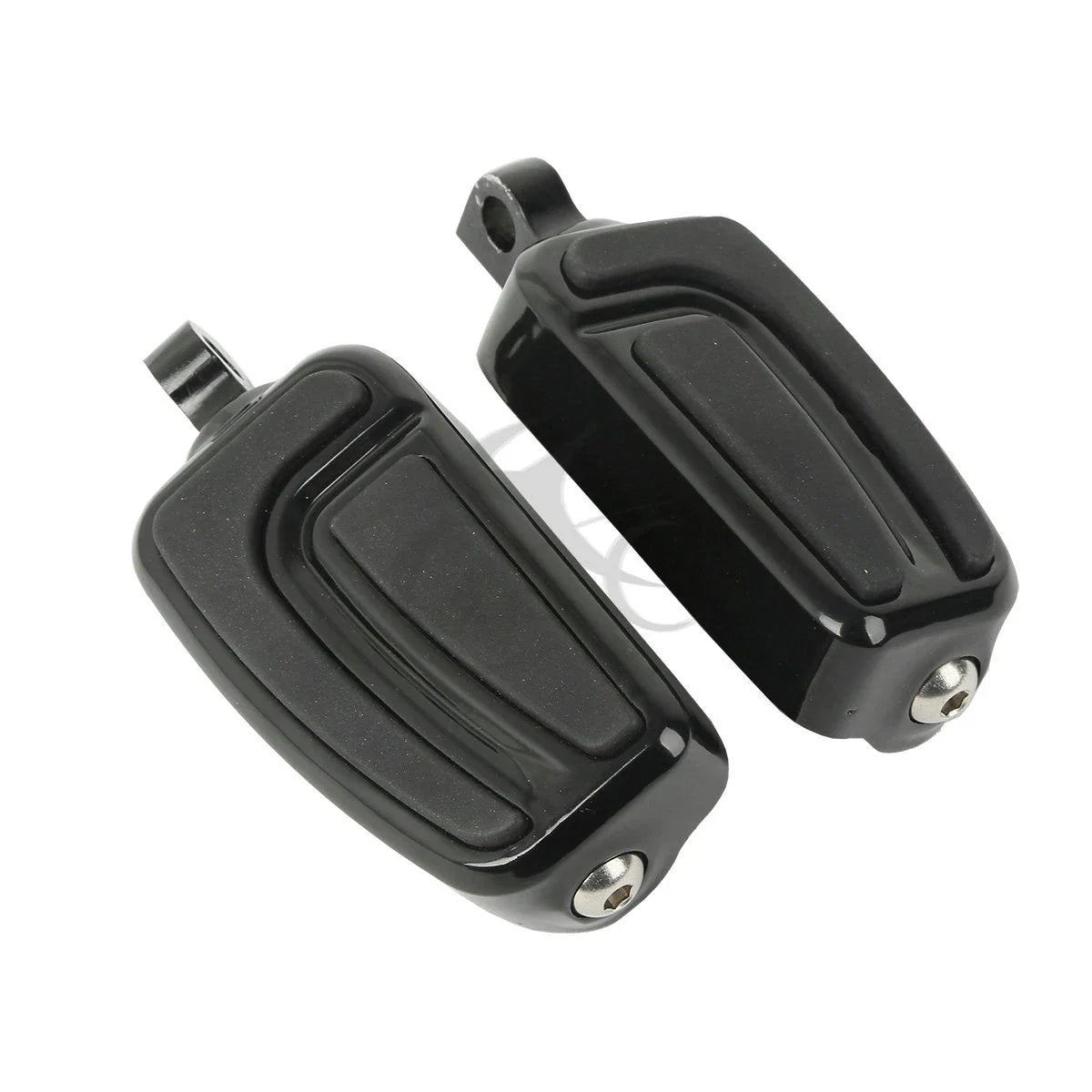 Black Rear Passenger Footpeg for Harley Touring Road King FLHR (1993-2022)