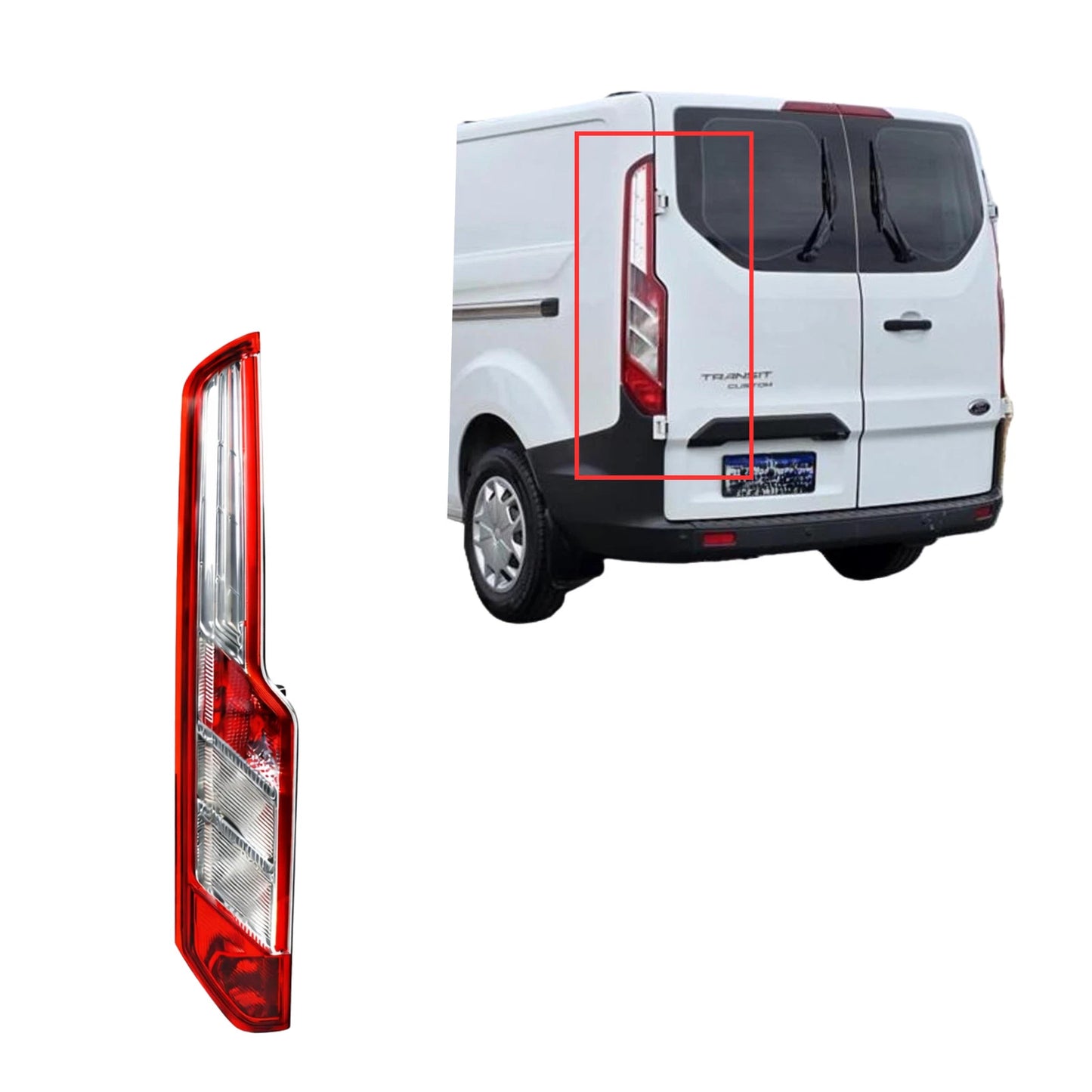 Tail Lamp Left Side for Ford Transit Custom (2012–2023)