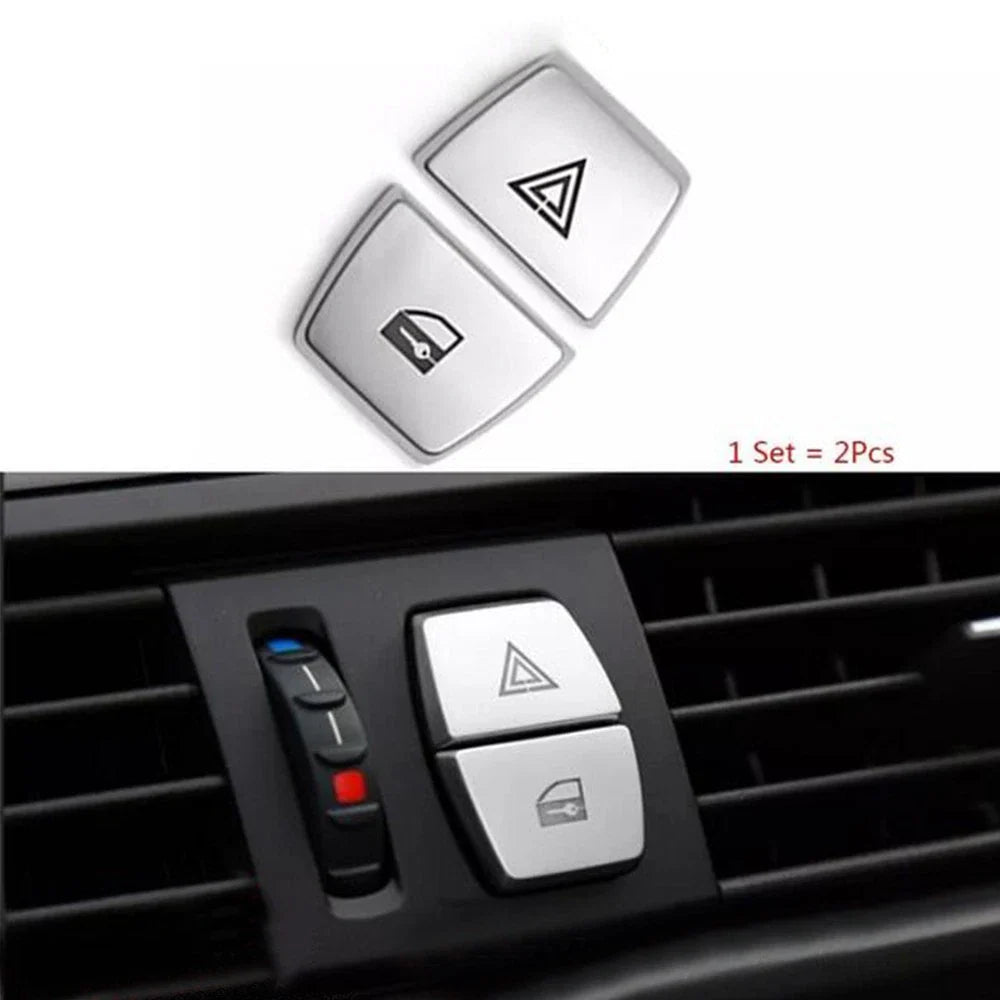 BMW 5 Series GT 6 7 Series Car Warning Light Button Cover Trim (2010-2020)