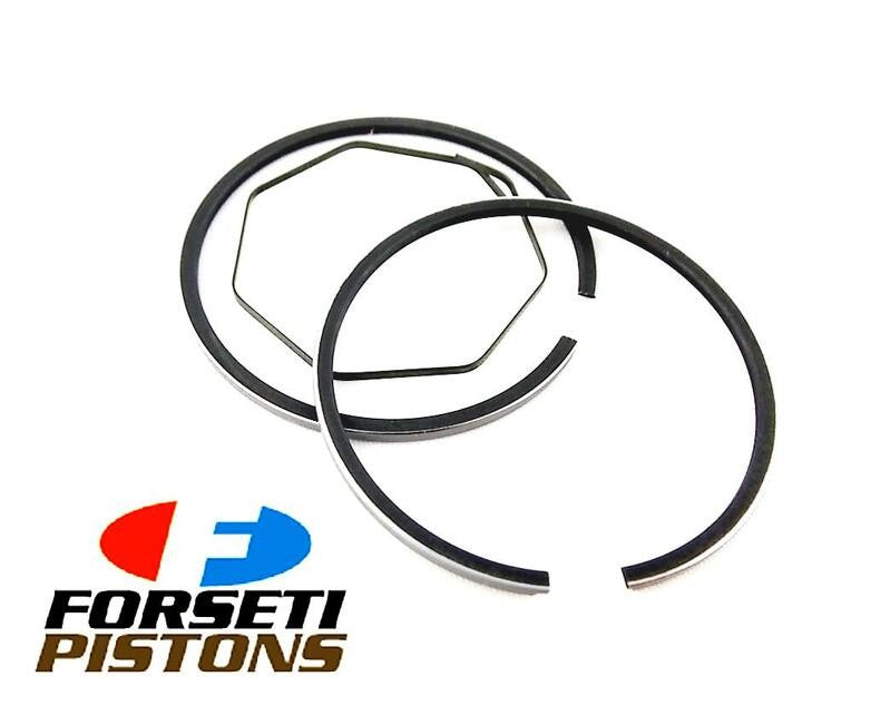 Set of 2 Piston Rings for Honda QR50 (1982–2003) 0.5mm O/S