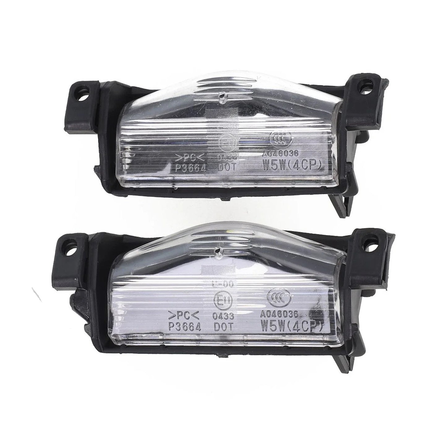 2 x License Plate Light Bumper Lamp Cover for Mazda 3 (2009–2013)