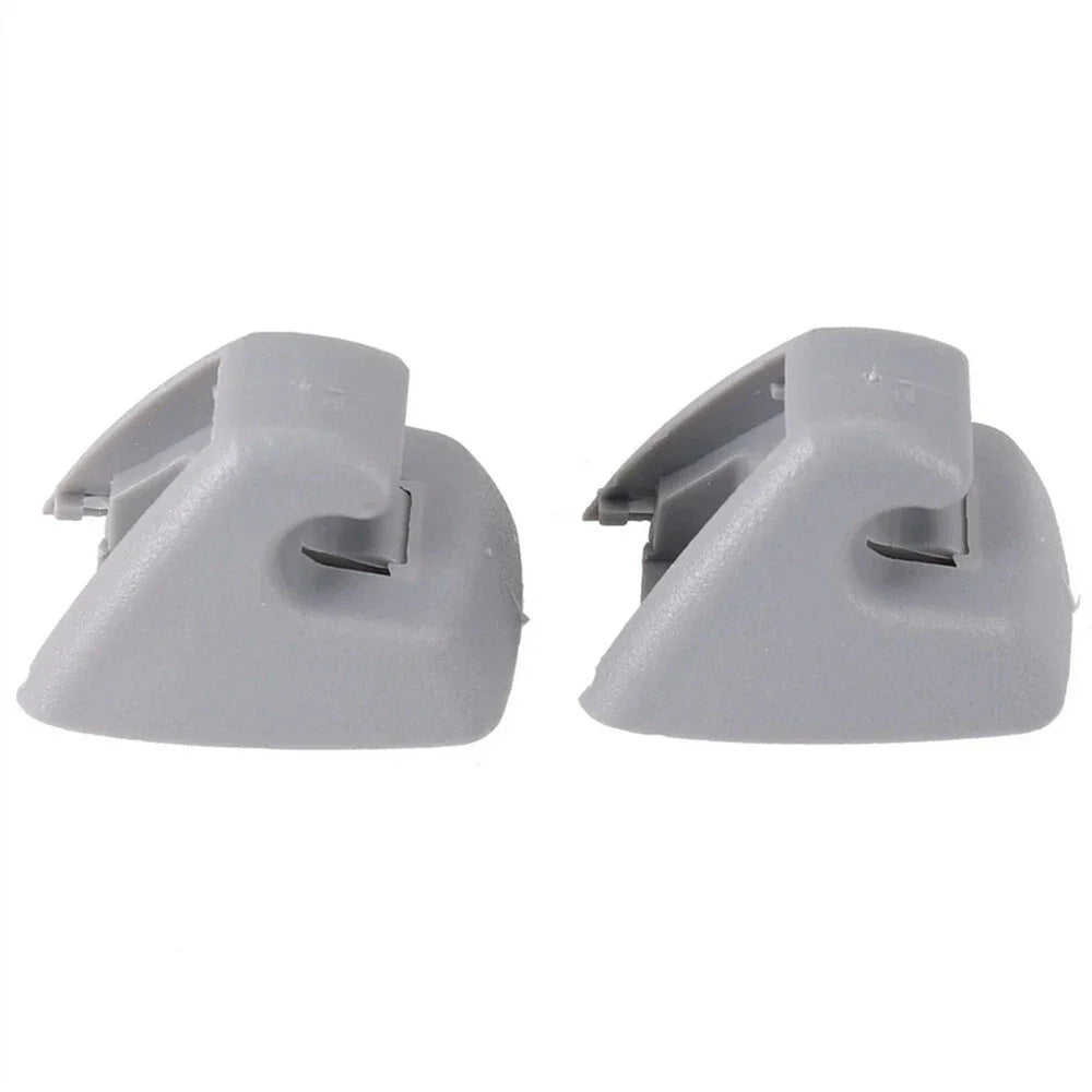Gray Sun Visor Hook Clips for Buick Verano, Chevrolet Cruze, Sonic (2012-2017)