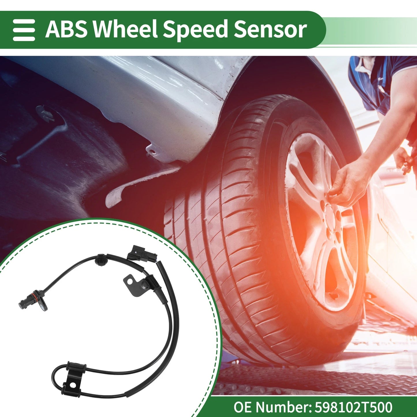 ABS Wheel Speed Sensor No. 598102T500 for Kia Optima (2011–2012)