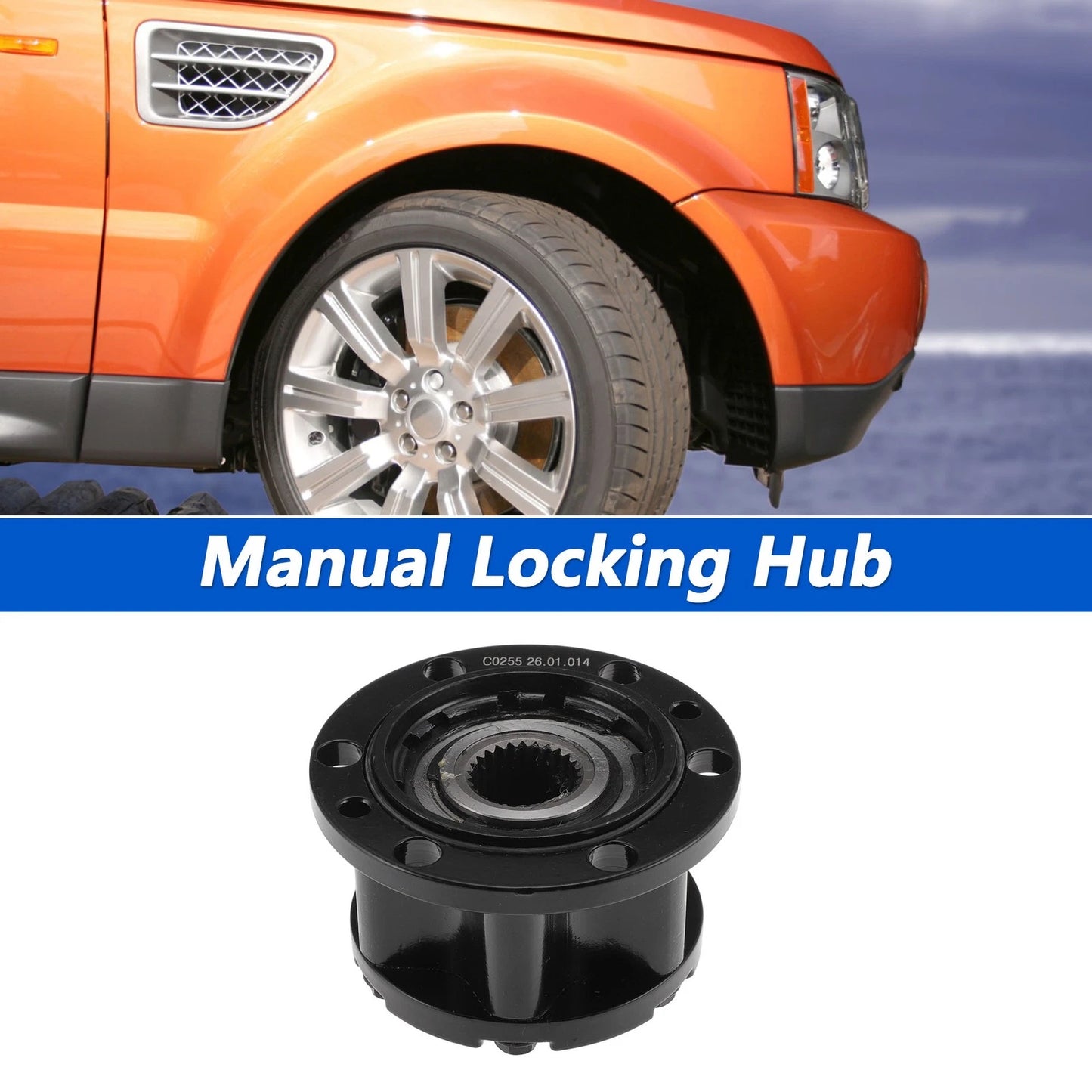 Set of 2 Front Wheel Locking Hubs No.4381060A00 for Chevrolet Tracker (1991–1998)