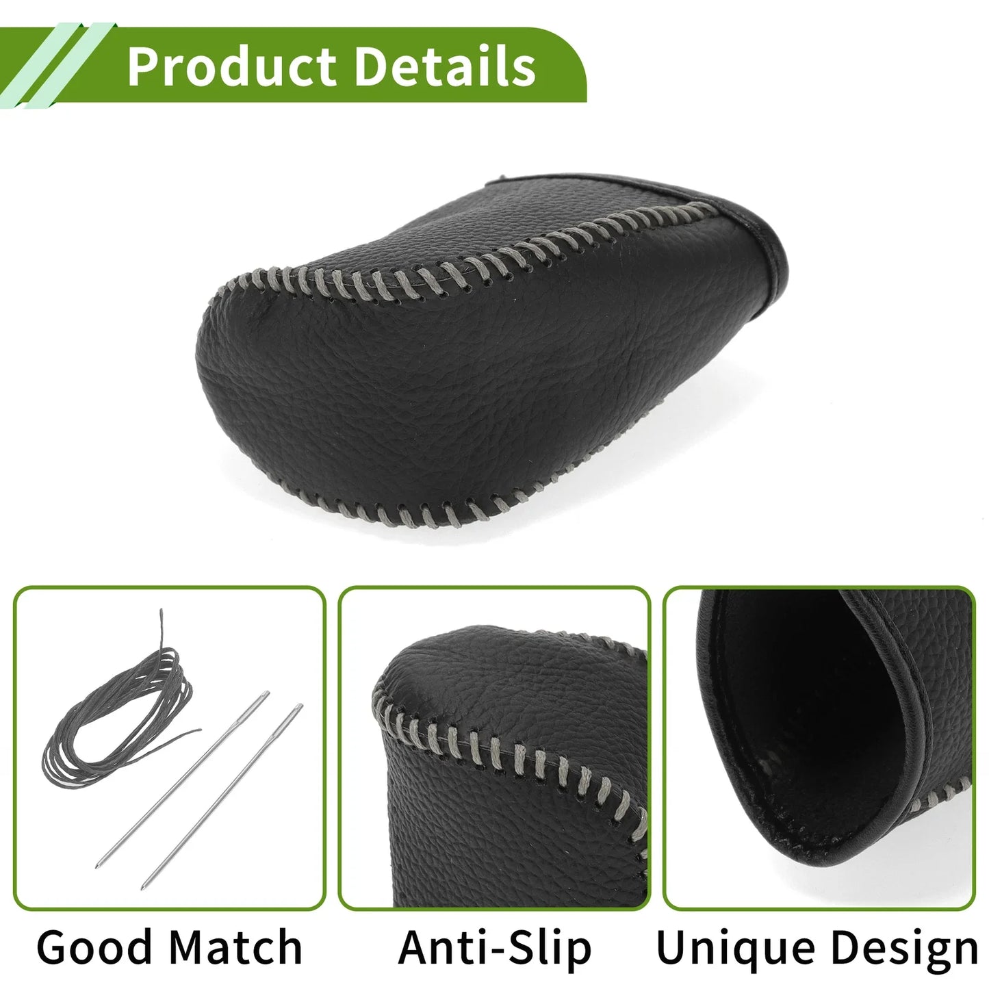 Dodge Journey Gear Shift Knob Cover 2011-2020 Pebbled Black Grey