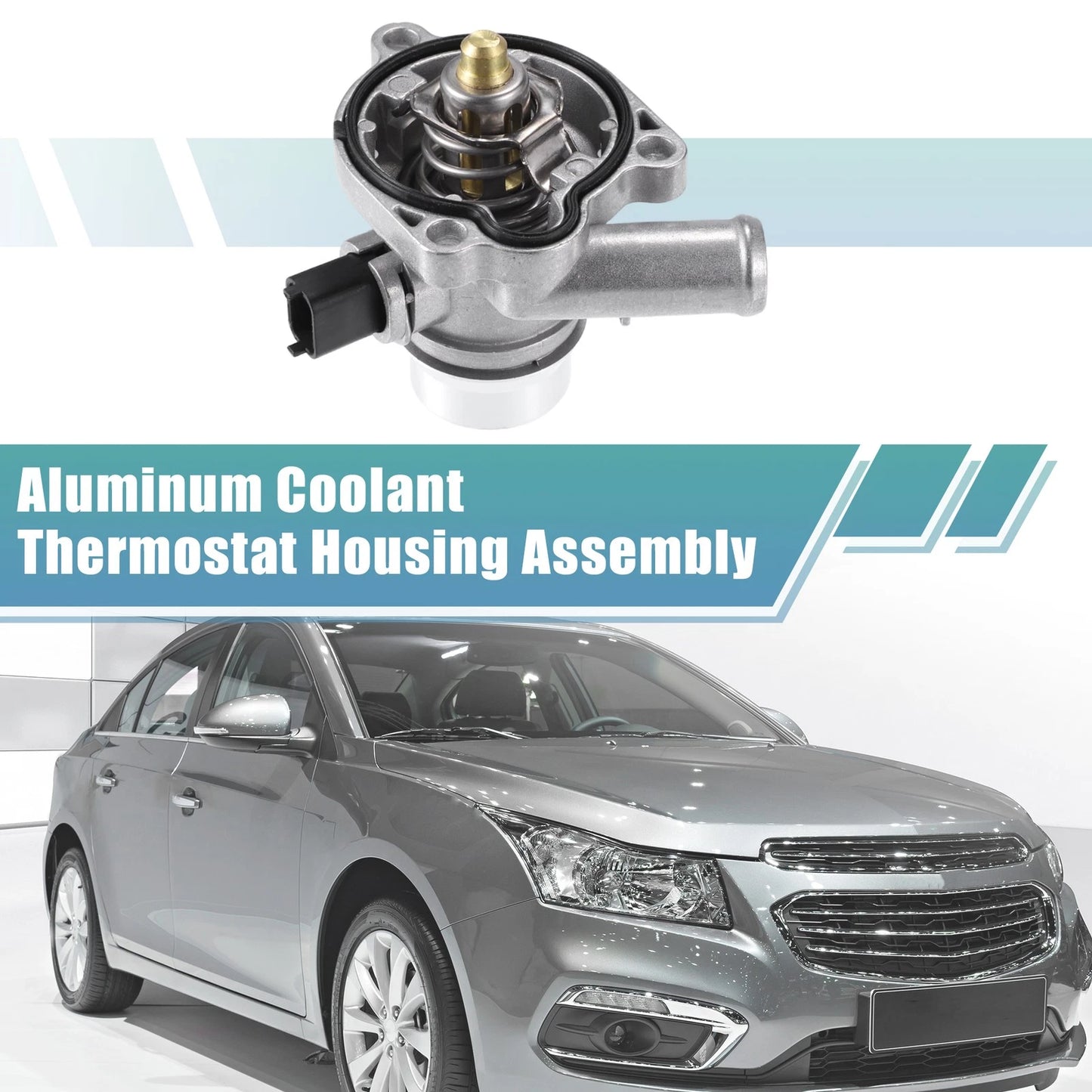 Aluminum Engine Coolant Thermostat Housing for Chevy Cruze, Buick (2011–2019)
