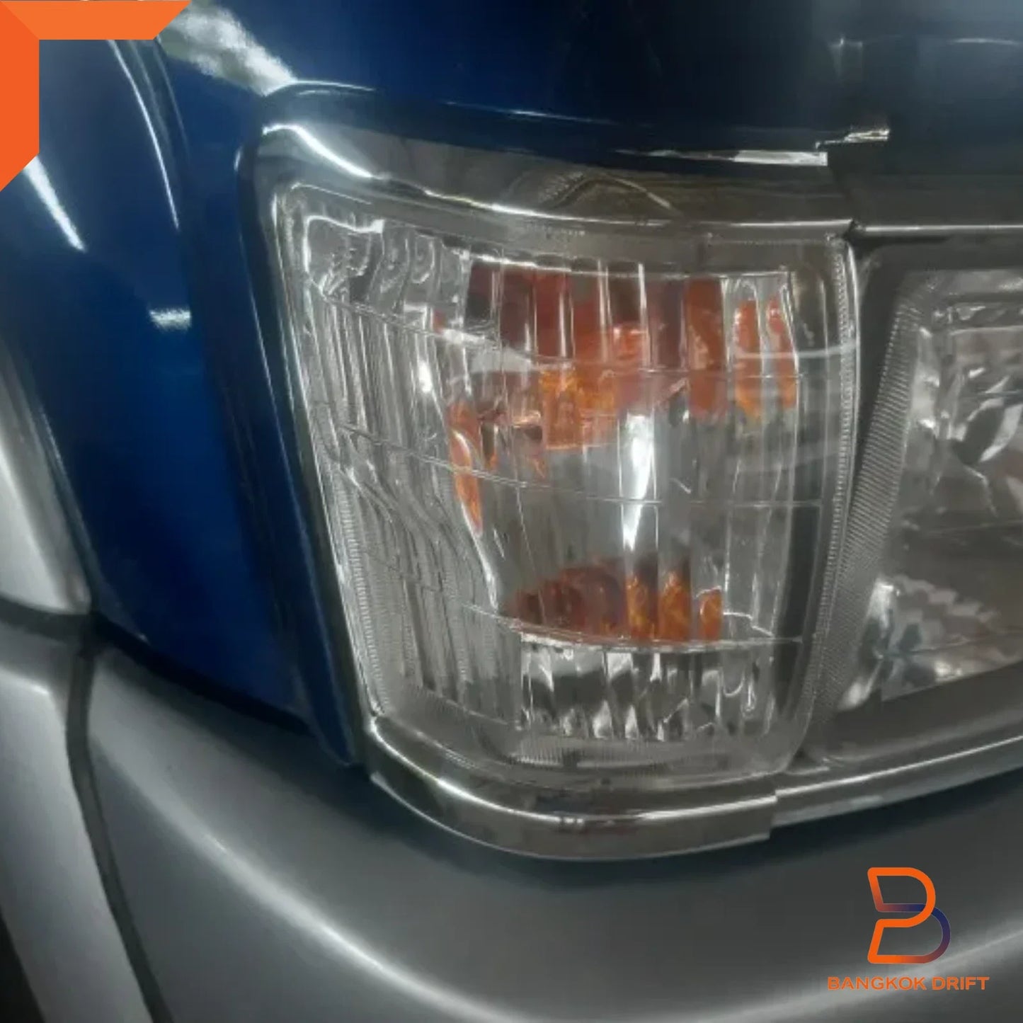 Chrome Front Corner Park Signal Lamps For Toyota Hilux LN167 LN147 (1997-2001)
