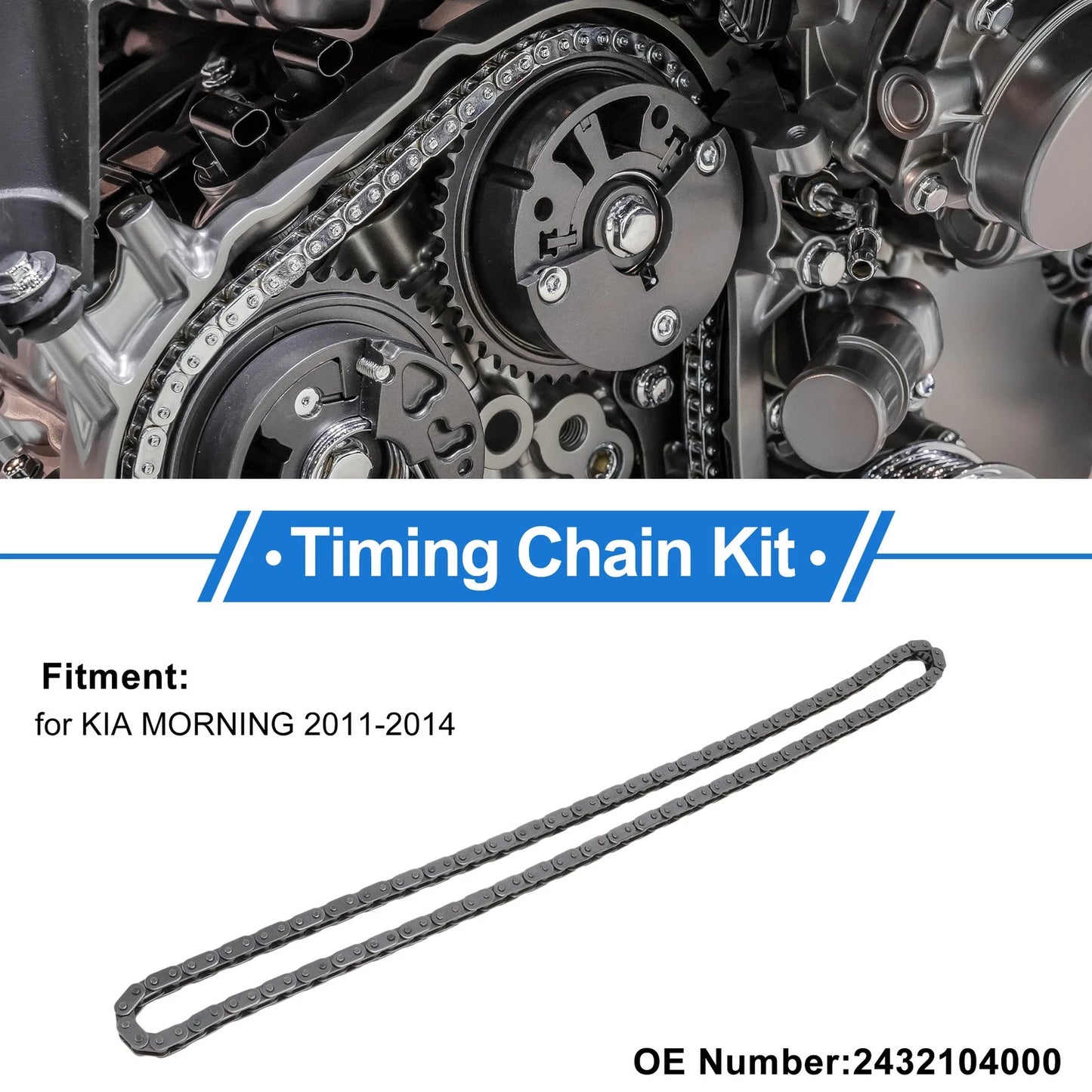 Timing Chain Kit for KIA Morning (2011–2014) No. 2432104000
