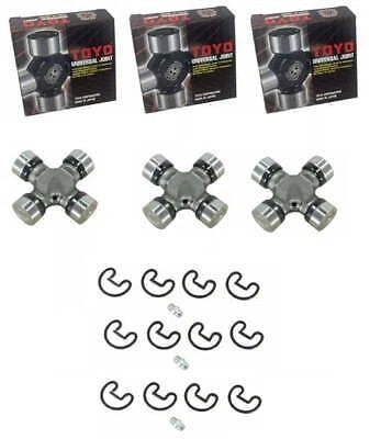Set of 3 Universal Joints for Mazda Bravo B2500 B2600 (1999–Present)