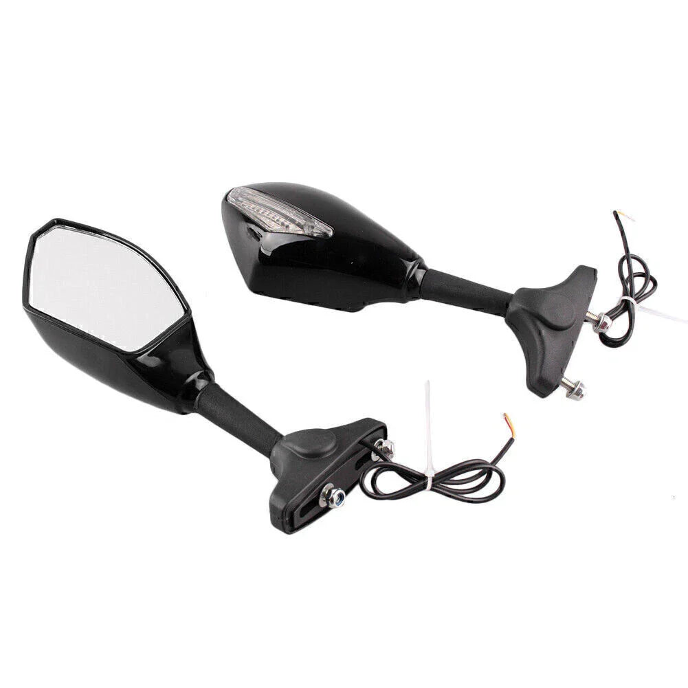LED Rear Wing Mirrors for Universal Street Bikes